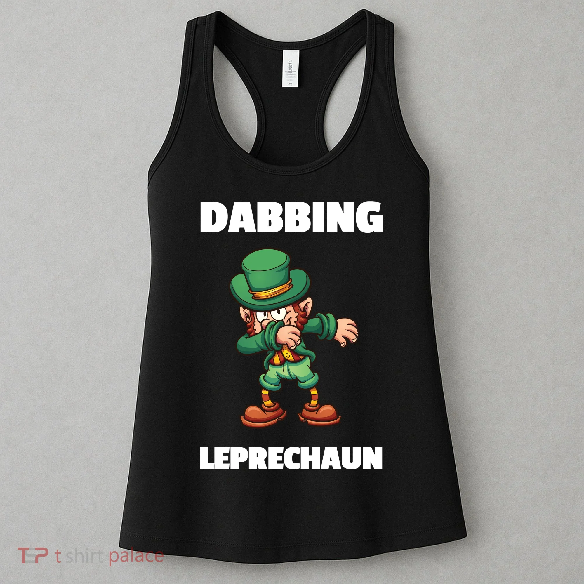 Dabbing Leprechaun Women's Tank Top