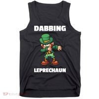 Dabbing Leprechaun Tank Top thumb 0