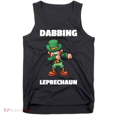 Dabbing Leprechaun Tank Top