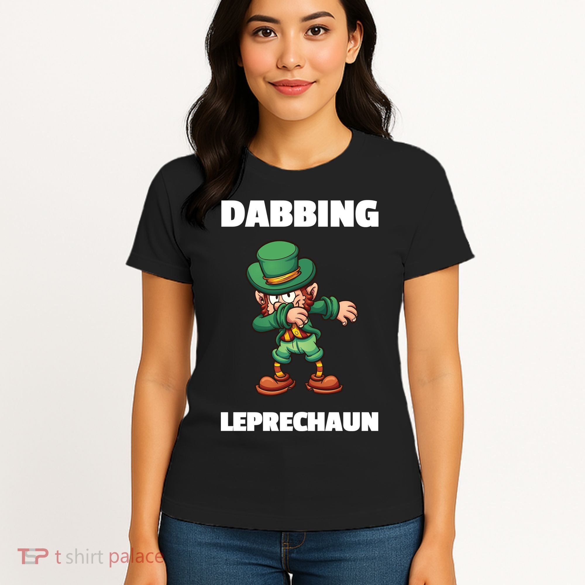 Dabbing Leprechaun Women's T-Shirt