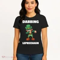 Dabbing Leprechaun Women's T-Shirt thumb 4