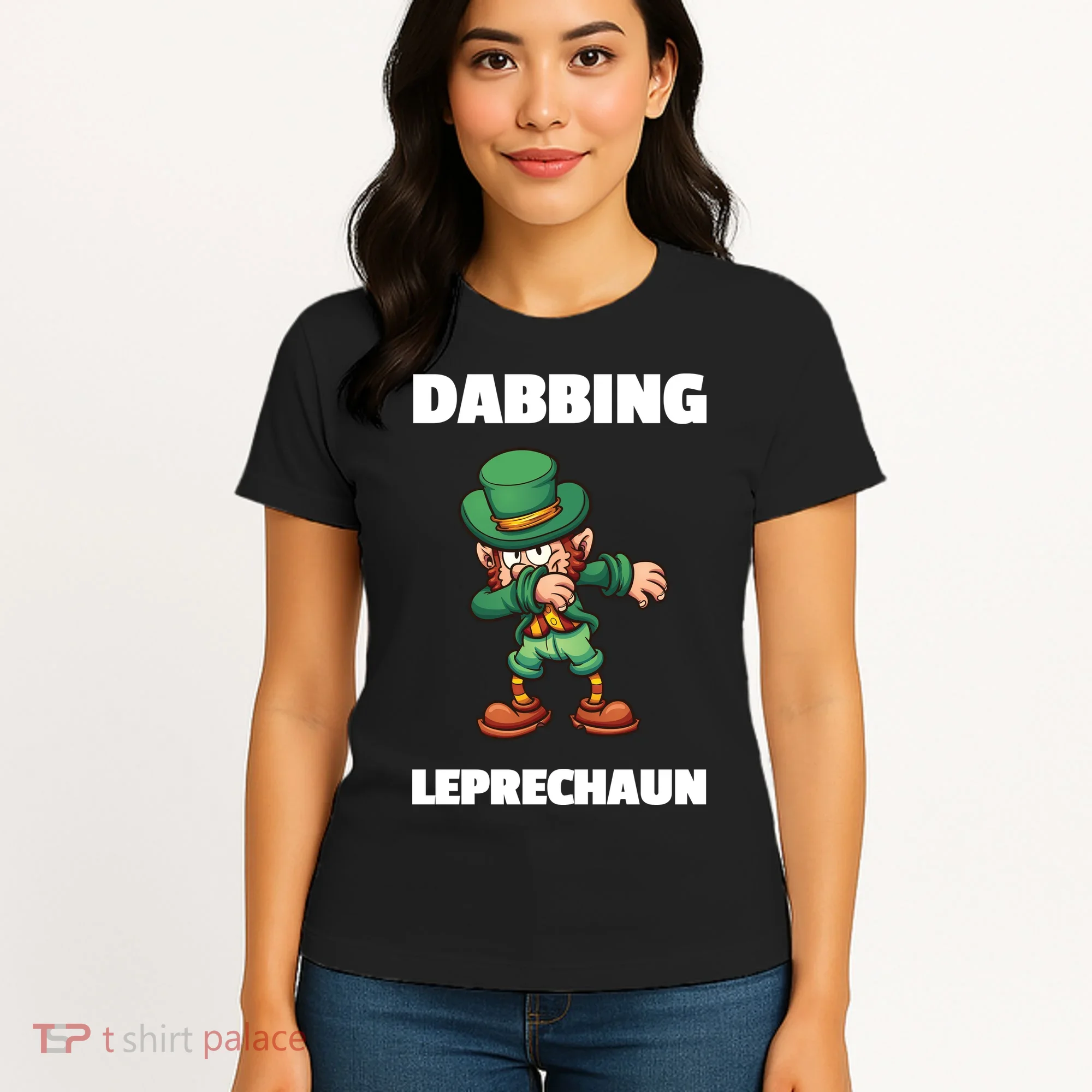 Dabbing Leprechaun Women's T-Shirt