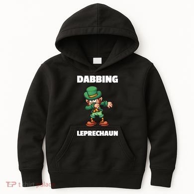 Dabbing Leprechaun Kids Hoodie