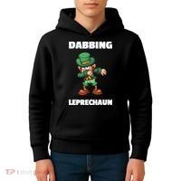 Dabbing Leprechaun Kids Hoodie thumb 4