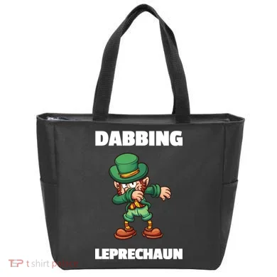 Dabbing Leprechaun Tote Bag