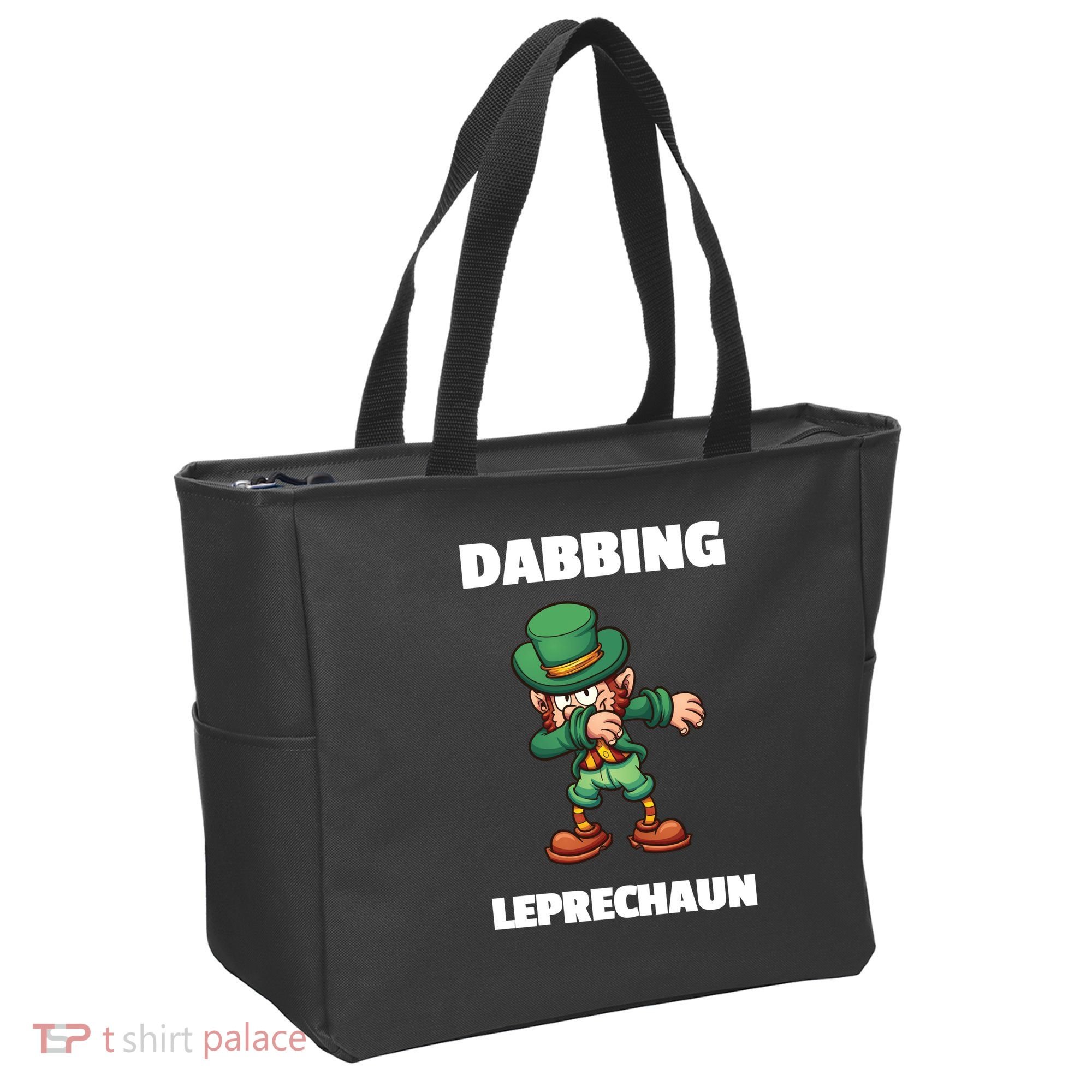 Dabbing Leprechaun Tote Bag