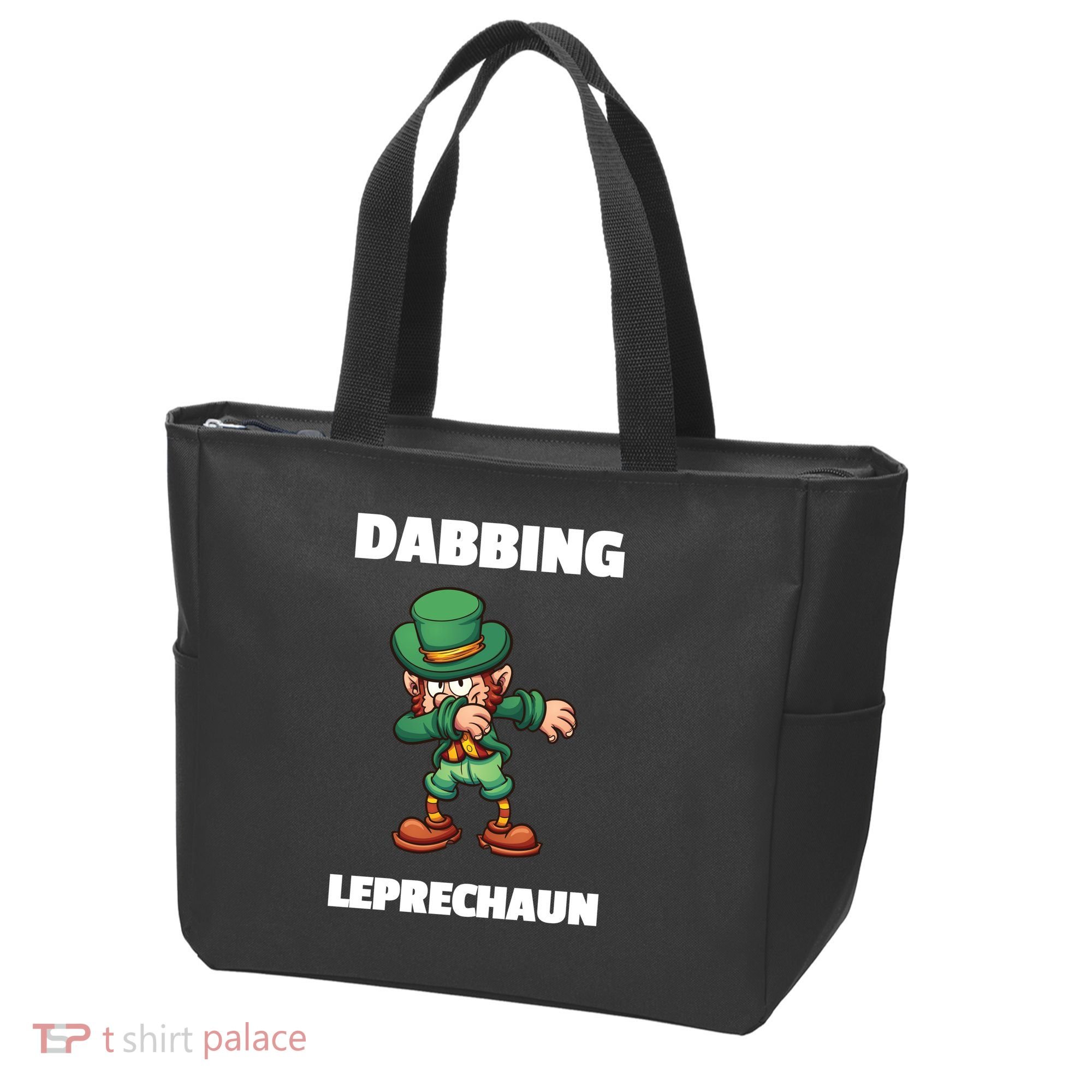 Dabbing Leprechaun Tote Bag