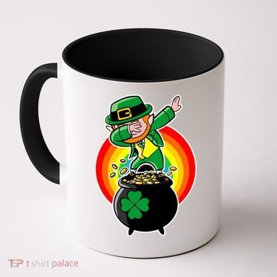 Dabbing Leprechaun Funny Irish Dab St. Patrick's Day Coffee Mug