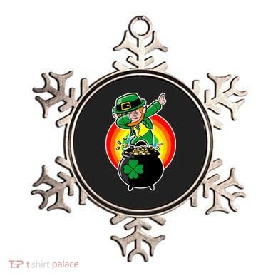 Dabbing Leprechaun Funny Irish Dab St. Patrick's Day Ornament