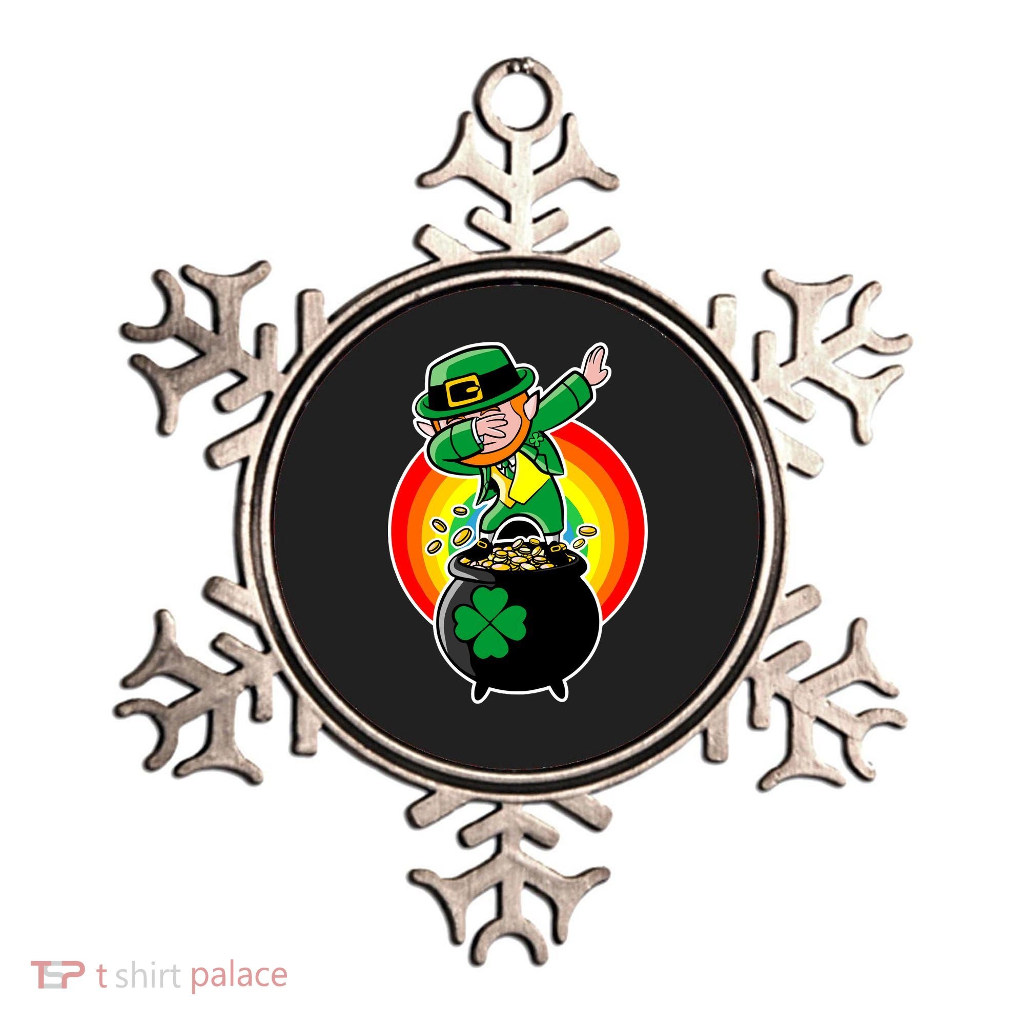 Dabbing Leprechaun Funny Irish Dab St. Patrick's Day Ornament
