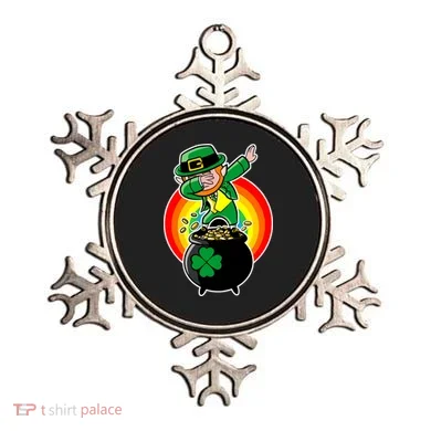 Dabbing Leprechaun Funny Irish Dab St. Patrick's Day Ornament