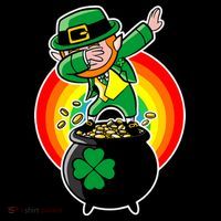Dabbing Leprechaun Funny Irish Dab St. Patrick's Day Women's Tank Top thumb 5