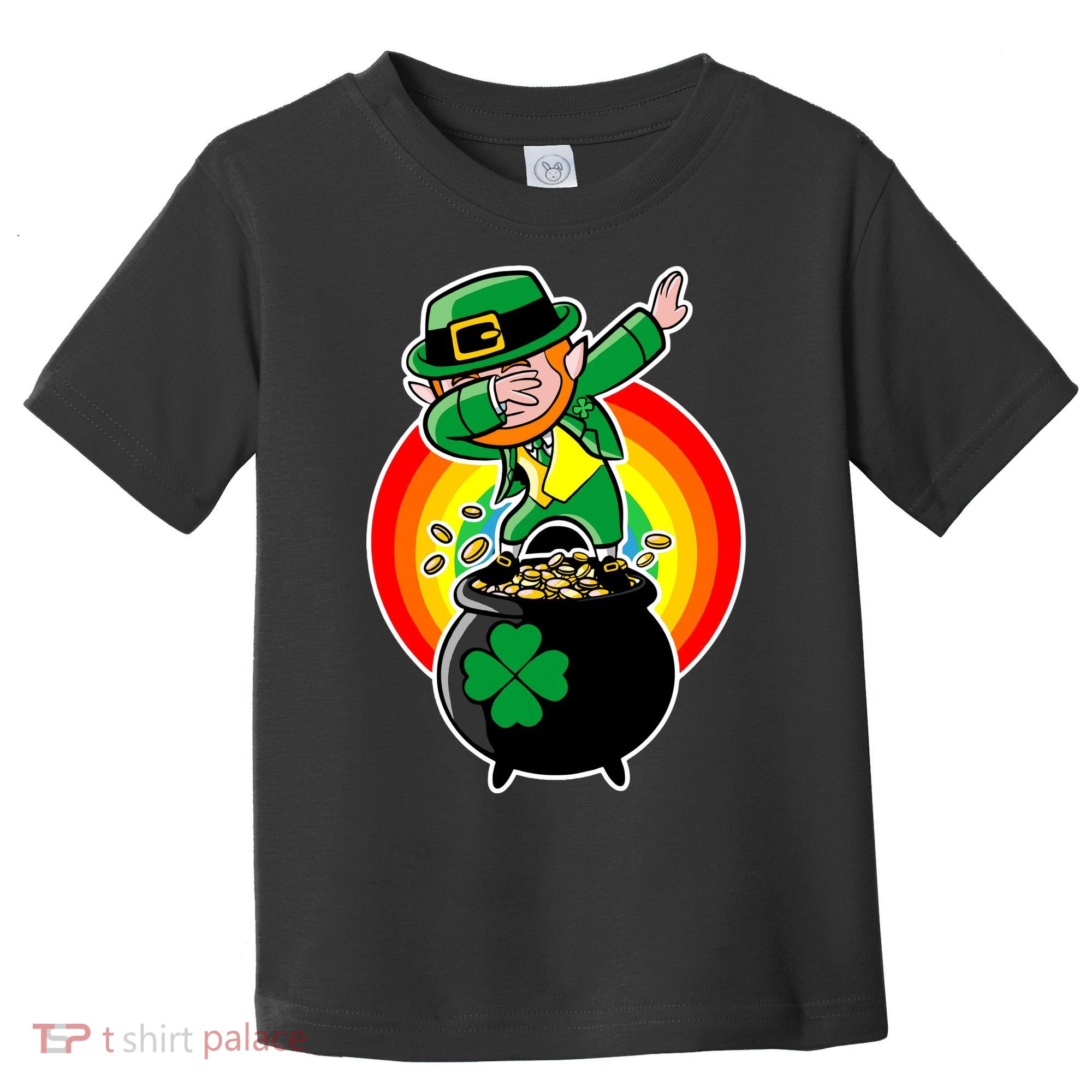 Dabbing Leprechaun Funny Irish Dab St. Patrick's Day Toddler T-Shirt