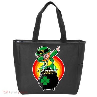 Dabbing Leprechaun Funny Irish Dab St. Patrick's Day Tote Bag