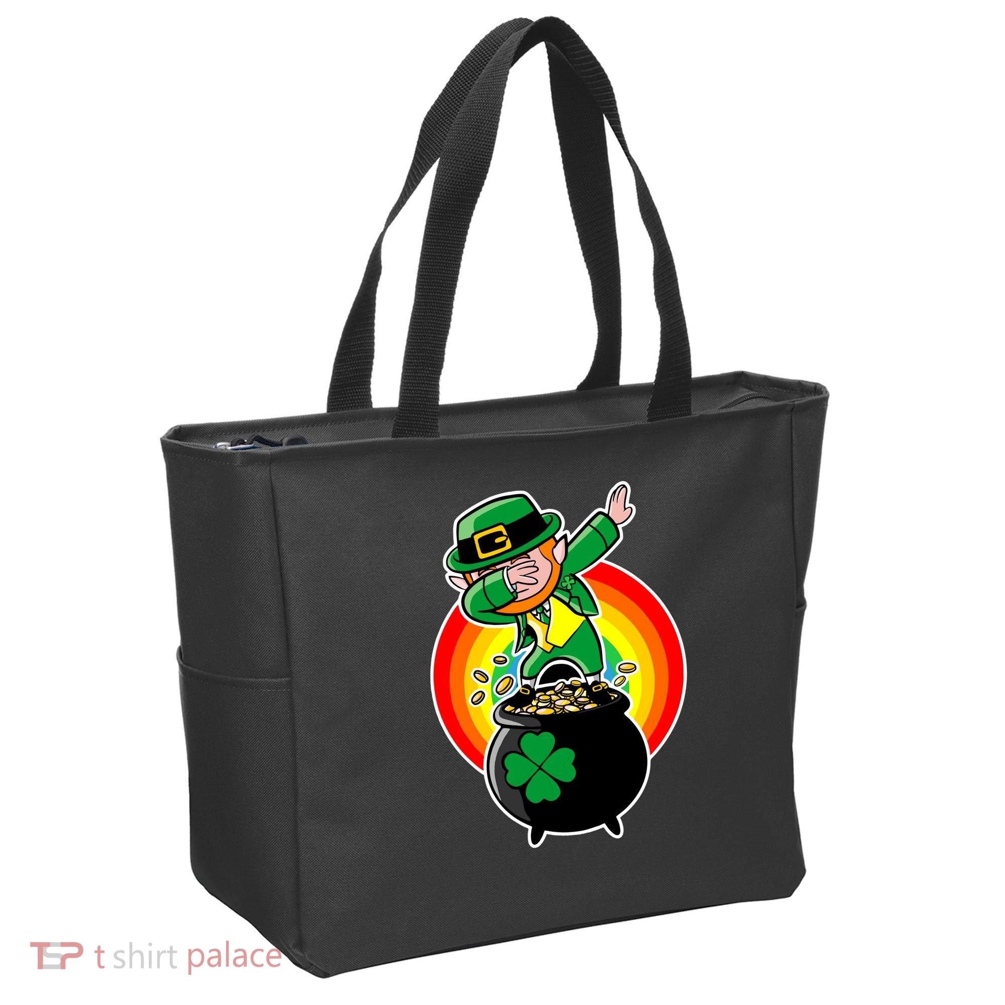 Dabbing Leprechaun Funny Irish Dab St. Patrick's Day Tote Bag