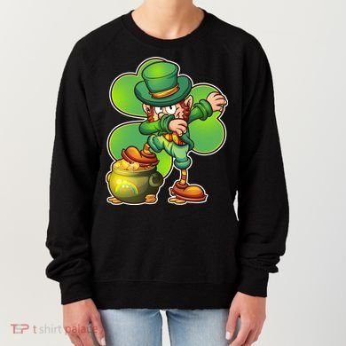 Dabbing Leprechaun Pot Of Gold Women's Sweatshirt