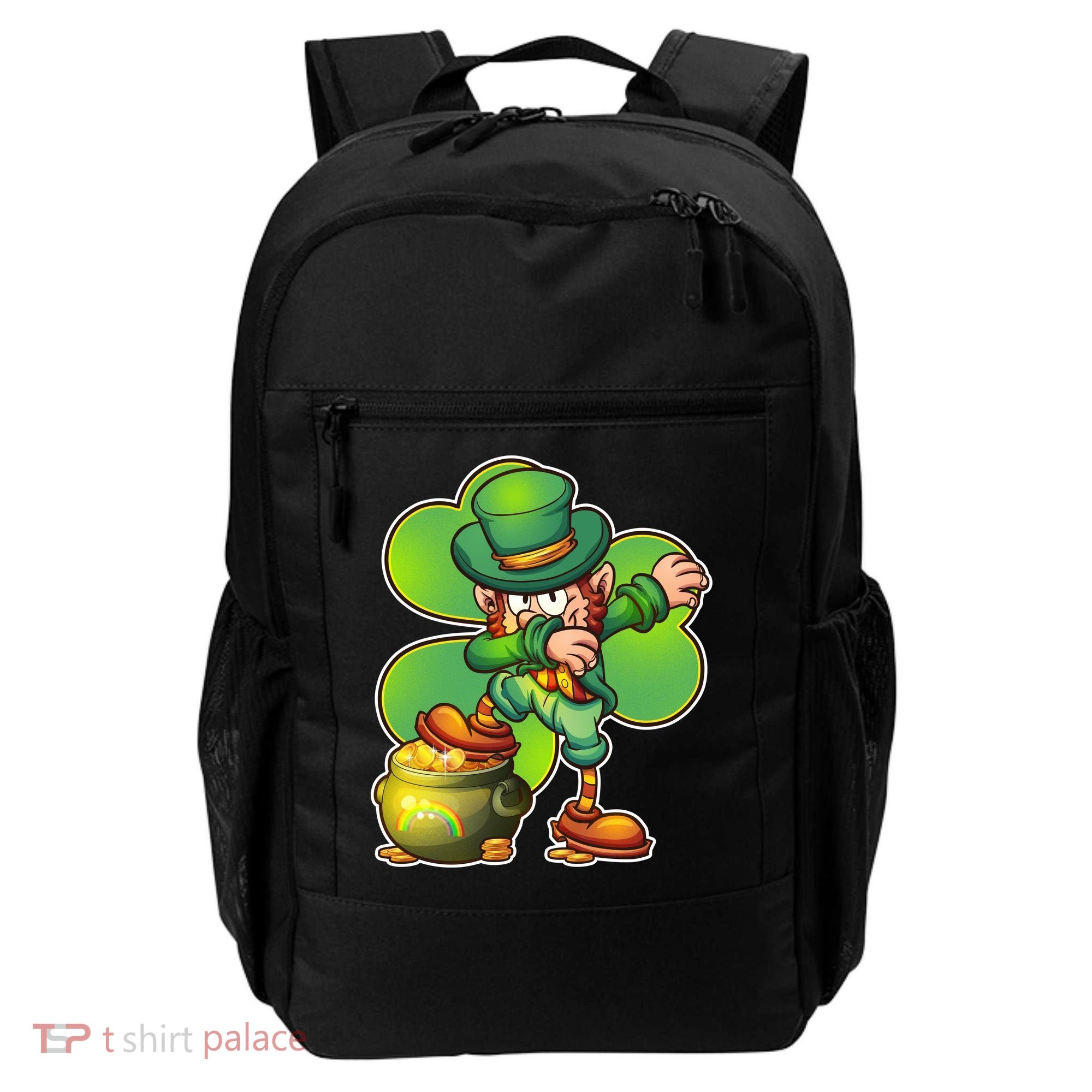 Dabbing Leprechaun Pot Of Gold Backpack