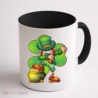 Dabbing Leprechaun Pot Of Gold Coffee Mug thumb 1