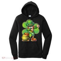 Dabbing Leprechaun Pot Of Gold Women's Hoodie thumb 0