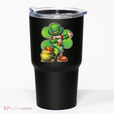 Dabbing Leprechaun Pot Of Gold Tumbler