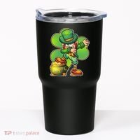 Dabbing Leprechaun Pot Of Gold Tumbler thumb 0