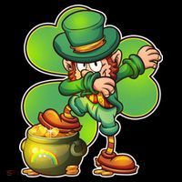 Dabbing Leprechaun Pot Of Gold Women's Tank Top thumb 5