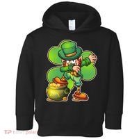 Dabbing Leprechaun Pot Of Gold Toddler Hoodie thumb 0
