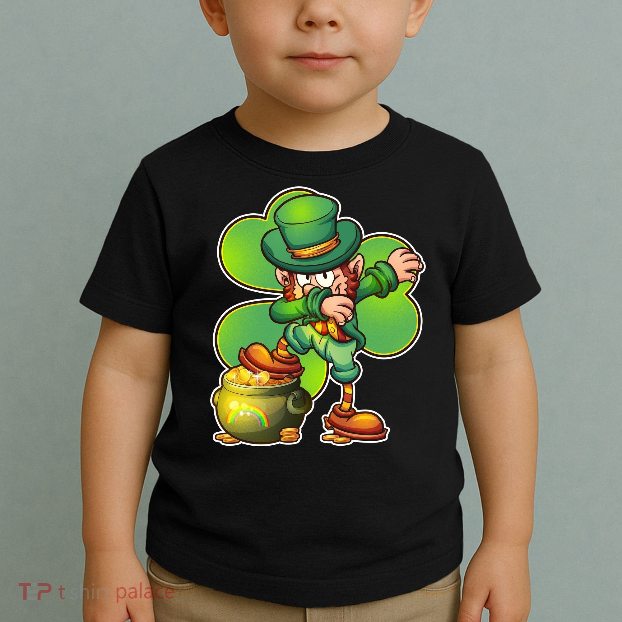 Dabbing Leprechaun Pot Of Gold Toddler T-Shirt