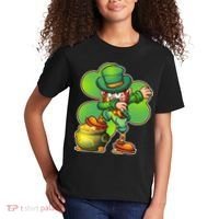 Dabbing Leprechaun Pot Of Gold Kids T-Shirt thumb 2