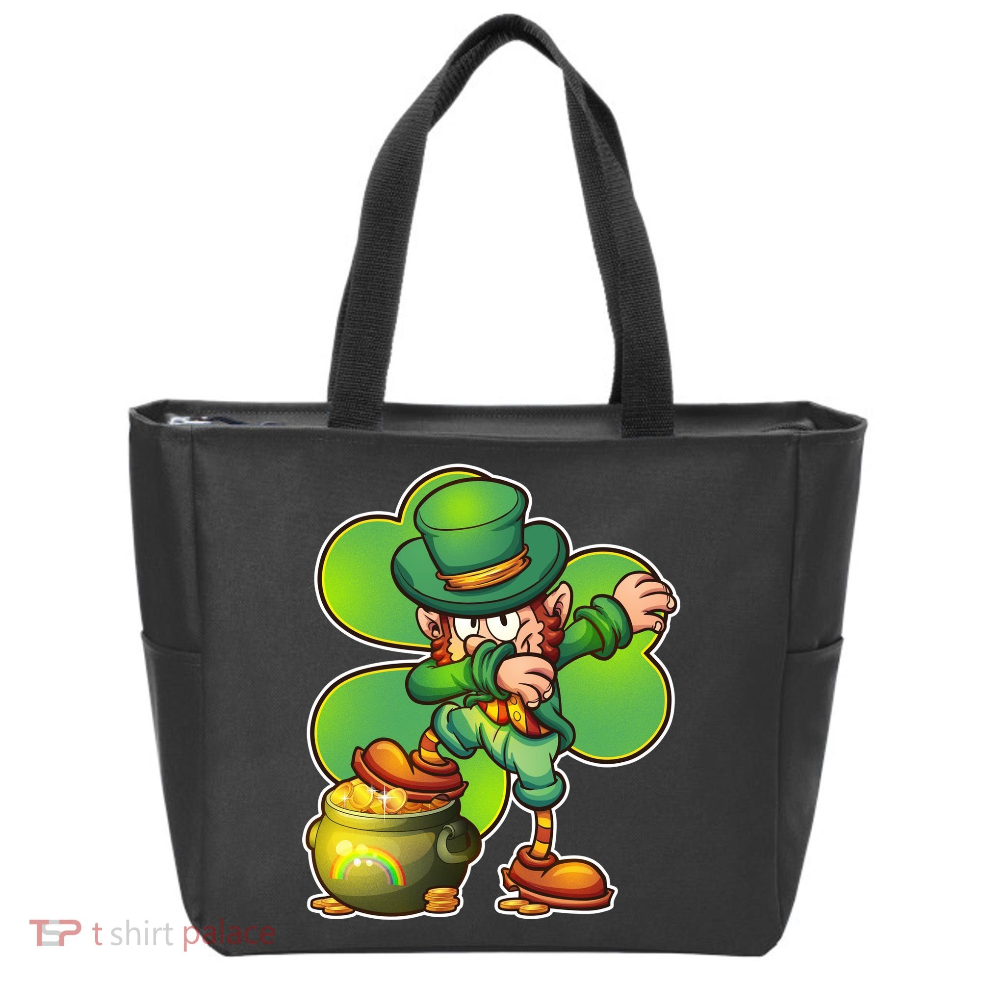 Dabbing Leprechaun Pot Of Gold Tote Bag