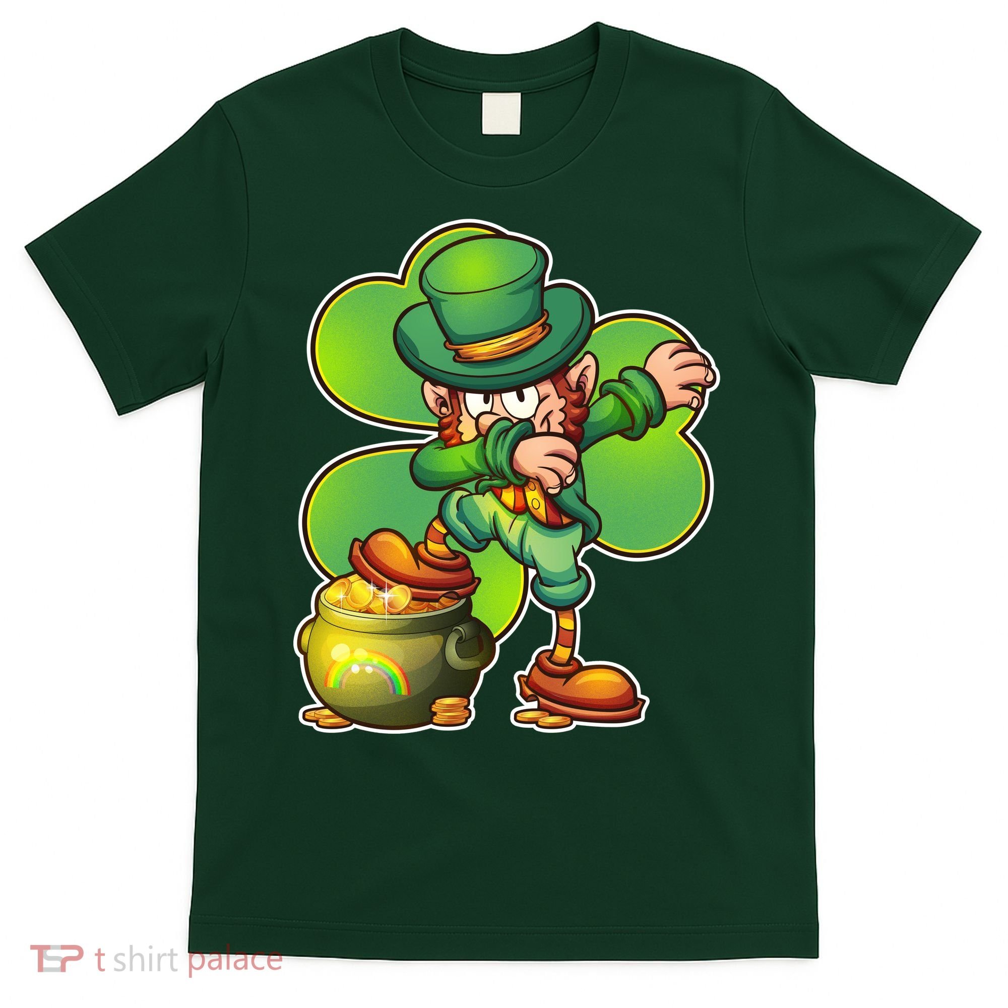 Dabbing Leprechaun Pot Of Gold T-Shirt