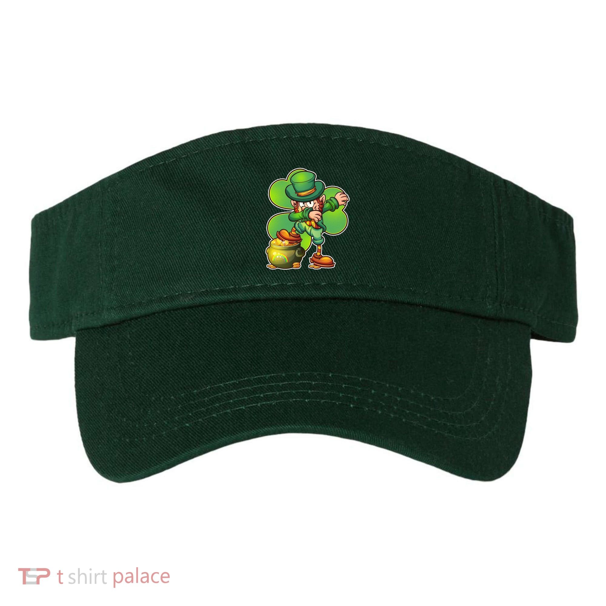 Dabbing Leprechaun Pot Of Gold Visor