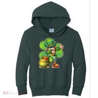 Dabbing Leprechaun Pot Of Gold Kids Hoodie thumb 0