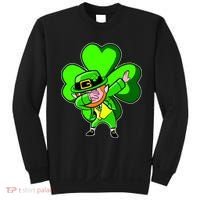 Dabbing Leprechaun St. Patrick's Day Clover Sweatshirt thumb 0