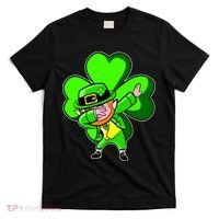 Dabbing Leprechaun St. Patrick's Day Clover T-Shirt thumb 0