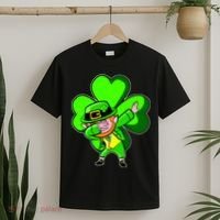Dabbing Leprechaun St. Patrick's Day Clover T-Shirt thumb 2