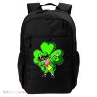 Dabbing Leprechaun St. Patrick's Day Clover Backpack thumb 0