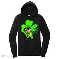 Dabbing Leprechaun St. Patrick's Day Clover Women's Hoodie thumb 0