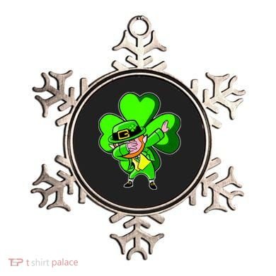 Dabbing Leprechaun St. Patrick's Day Clover Ornament