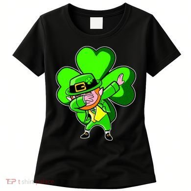 Dabbing Leprechaun St. Patrick's Day Clover Women's T-Shirt