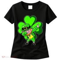 Dabbing Leprechaun St. Patrick's Day Clover Women's T-Shirt thumb 0