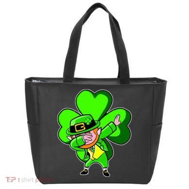 Dabbing Leprechaun St. Patrick's Day Clover Tote Bag