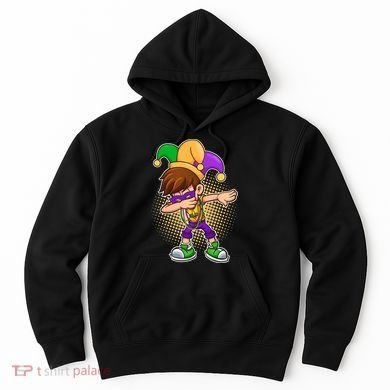 Dabbing Mardi Gras Jester Hoodie