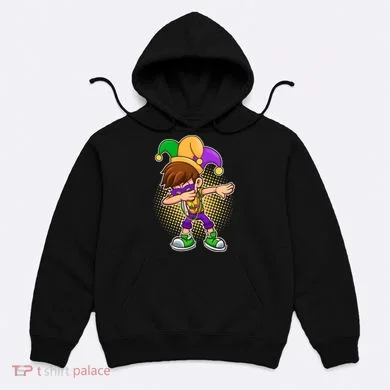 Dabbing Mardi Gras Jester Hoodie