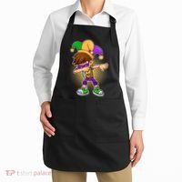 Dabbing Mardi Gras Jester Apron thumb 2