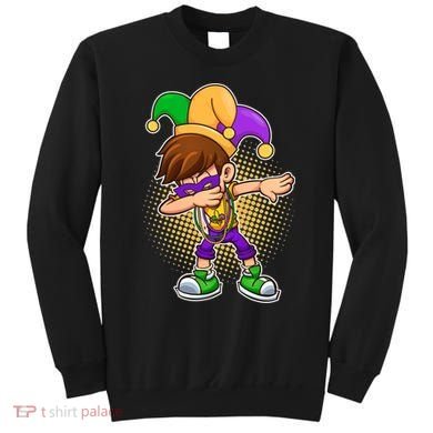 Dabbing Mardi Gras Jester Sweatshirt