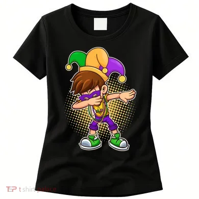 Dabbing Mardi Gras Jester Women's T-Shirt