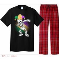 Dabbing Mardi Gras Skeleton Pajama Set thumb 0