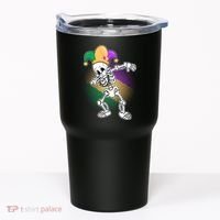 Dabbing Mardi Gras Skeleton Tumbler thumb 0