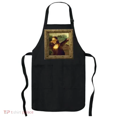 Dabbing Mona Lisa Apron